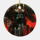 Eternal Flame Fire Twins Surrealist Collage Art Keramisch Ornament (Achterkant)