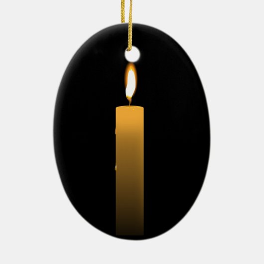 Eternal Flame Keramisch Ornament (Achterkant)