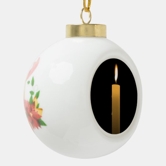 Eternal Flame Keramische Bal Ornament (Links)