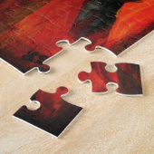 Eternal Flame Mixed Media Horror Gothic Originele  Legpuzzel (Zijkant)