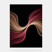 Eternal Flow of Love — Abstract Romantic Art Acryl Bord (Voorkant)