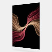 Eternal Flow of Love — Abstract Romantic Art Acryl Bord (Hoek)