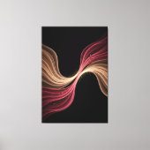 Eternal Flow of Love — Abstract Romantic Art Canvas Afdruk (Voorkant)