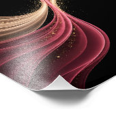 Eternal Flow of Love — Abstract Romantic Art Foto Afdruk (Hoek)