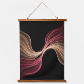 Eternal Flow of Love — Abstract Romantic Art Hangend Wandkleed (Voorkant 2)