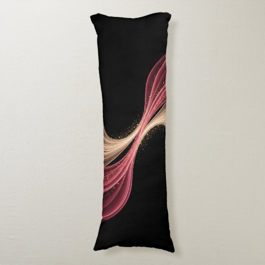 Eternal Flow of Love — Abstract Romantic Art Lichaamskussen (Voorkant Verticaal)