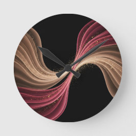 Eternal Flow of Love — Abstract Romantic Art Ronde Klok