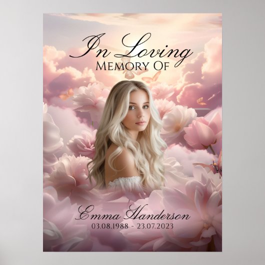 Eternal Garden Memorial Welkomstbord Poster (Voorkant)