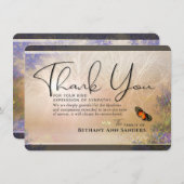 Eternal Garden Sympathie Dankkaart Kaart (Voorkant / Achterkant)