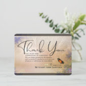 Eternal Garden Sympathie Hartelijk dank Kaart (Staand voorkant)