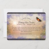 Eternal Garden Sympathie Hartelijk dank Kaart (Achterkant)