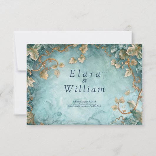 Eternal Grace Elven Wedding Bedankkaart (Achterkant)