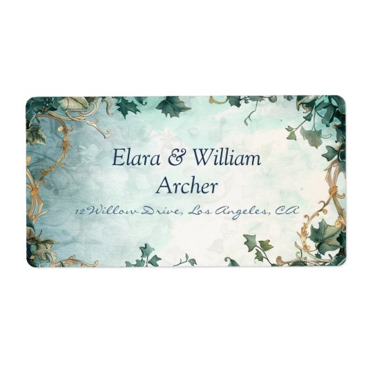 Eternal Grace Elven Wedding Etiket (Voorkant)