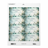 Eternal Grace Elven Wedding Etiket (Full Sheet)