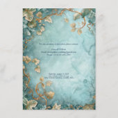 Eternal Grace Elven Wedding Informatiekaartje (Achterkant)