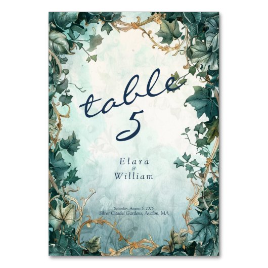 Eternal Grace Elven Wedding Kaart (Voorkant)