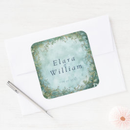 Eternal Grace Elven Wedding Vierkante Sticker