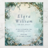 Eternal Grace Elven Wedding Wijn Etiket (Enkel label)