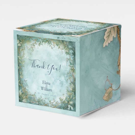 Eternal Grace Fantasy Wedding Bedankdoosjes (Voorkant Zijde)