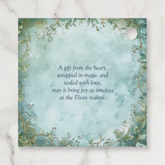 Eternal Grace Fantasy Wedding Bedankjes Labels (Achterkant)