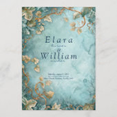 Eternal Grace Fantasy Wedding Menu (Achterkant)