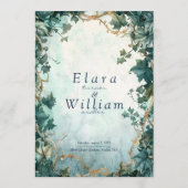 Eternal Grace Fantasy Wedding Menu (Achterkant)