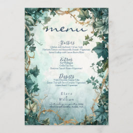 Eternal Grace Fantasy Wedding Menu