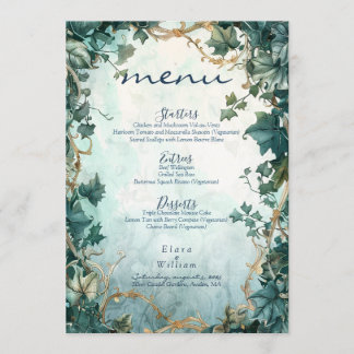 Eternal Grace Fantasy Wedding Menu