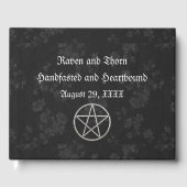 Eternal Handfasting/Weddenschap Pentacle Black Ste Gastenboek (Voorkant)