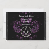 Eternal Handfasting/Weddenschap Pentacle Lavender Kaart (Voorkant)
