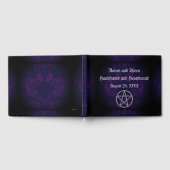 Eternal Handfasting/Wedding Pentacle Paars Suite Gastenboek (Volledig)