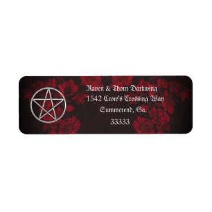 Eternal Handfasting/Wedding Pentacle Suite Etiket