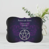 Eternal Handfasting/Wedding Pentacle Suite Kaart (Staand voorkant)
