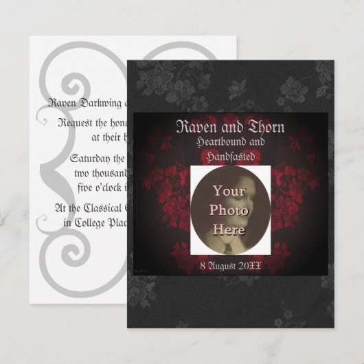 Eternal Handfasting/Wedding Suite Kaart (Voorkant / Achterkant)