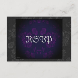 Eternal Handfasting/Wedding Suite Paars 2 RSVP Kaartje