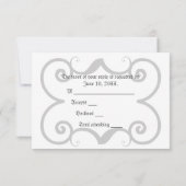 Eternal Handfasting/Wedding Suite Paars 2 RSVP Kaartje (Achterkant)