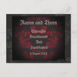 Eternal Handfasting/Wedding Suite Uitnodiging Briefkaart