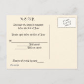 Eternal Handfasting/Wedding Suite Uitnodiging Briefkaart (Achterkant)