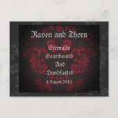 Eternal Handfasting/Wedding Suite Uitnodiging Briefkaart (Voorkant)