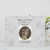 Eternal Handfasting/Wedding Suite White & Grey Kaart (Staand voorkant)