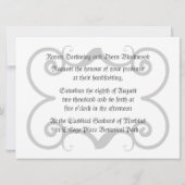 Eternal Handfasting/Wedding Suite White & Grey Kaart (Achterkant)