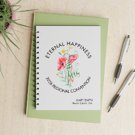 Eternal Happiness 2026 Convention with Flowers Notitieboek