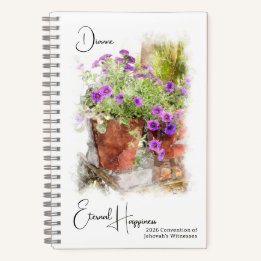 Eternal Happiness Bloem 2026 JW Conventie Notitieboek