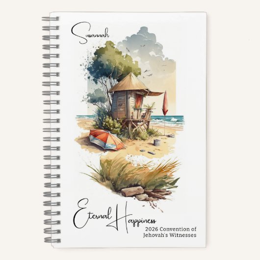 Eternal Happiness Tropical Beach 2026 Convention  Notitieboek (Voorkant)