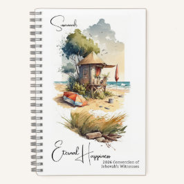 Eternal Happiness Tropisch Strand 2026 Conventie  Notitieboek