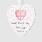 Eternal Heart Ornament Miskraam Keepsake (voorkant)