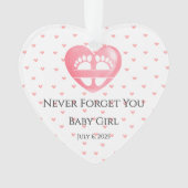 Eternal Heart Ornament Miskraam Keepsake (voorkant)