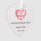 Eternal Heart Ornament Miskraam Keepsake (voorkant)