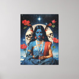 Eternal Kali Canvas Afdruk