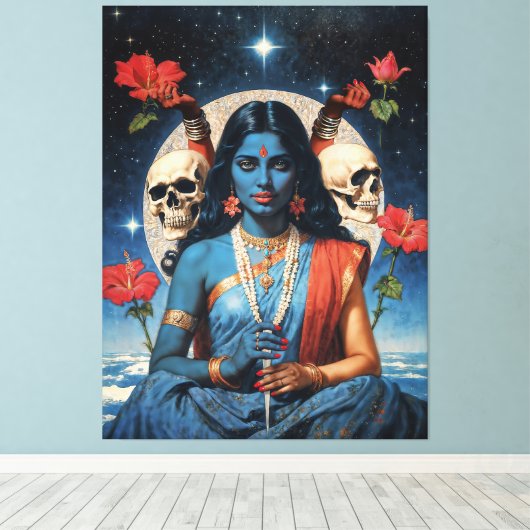 Eternal Kali Canvas Afdruk (Insitu (Houten vloer))